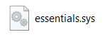 A system file